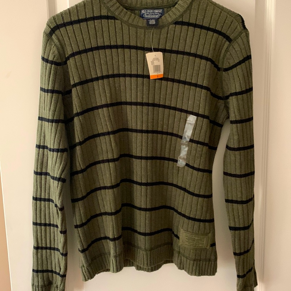 Vintage Polo Jean Company Moss Color Men’s Sweater, Size Small.